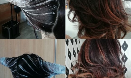 ombré hair - agde - coiffure a domicile - ombré hair cones